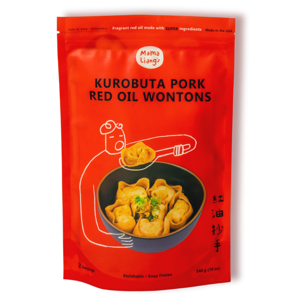 Bundle of Kurobuta Pork Red Oil Wontons<br>黑豬肉紅油抄手組合包<br>(12 servings)</br>*FREE SHIPPING*