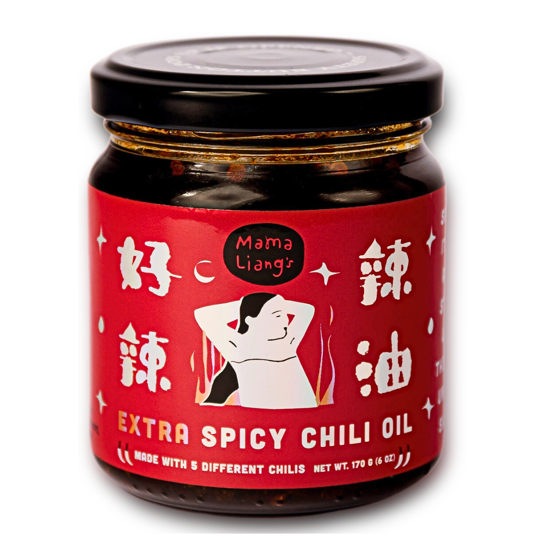 Extra Spicy Chili Oil (2 Pack) 辣椒油 (2罐) | MAMA LIANG'S