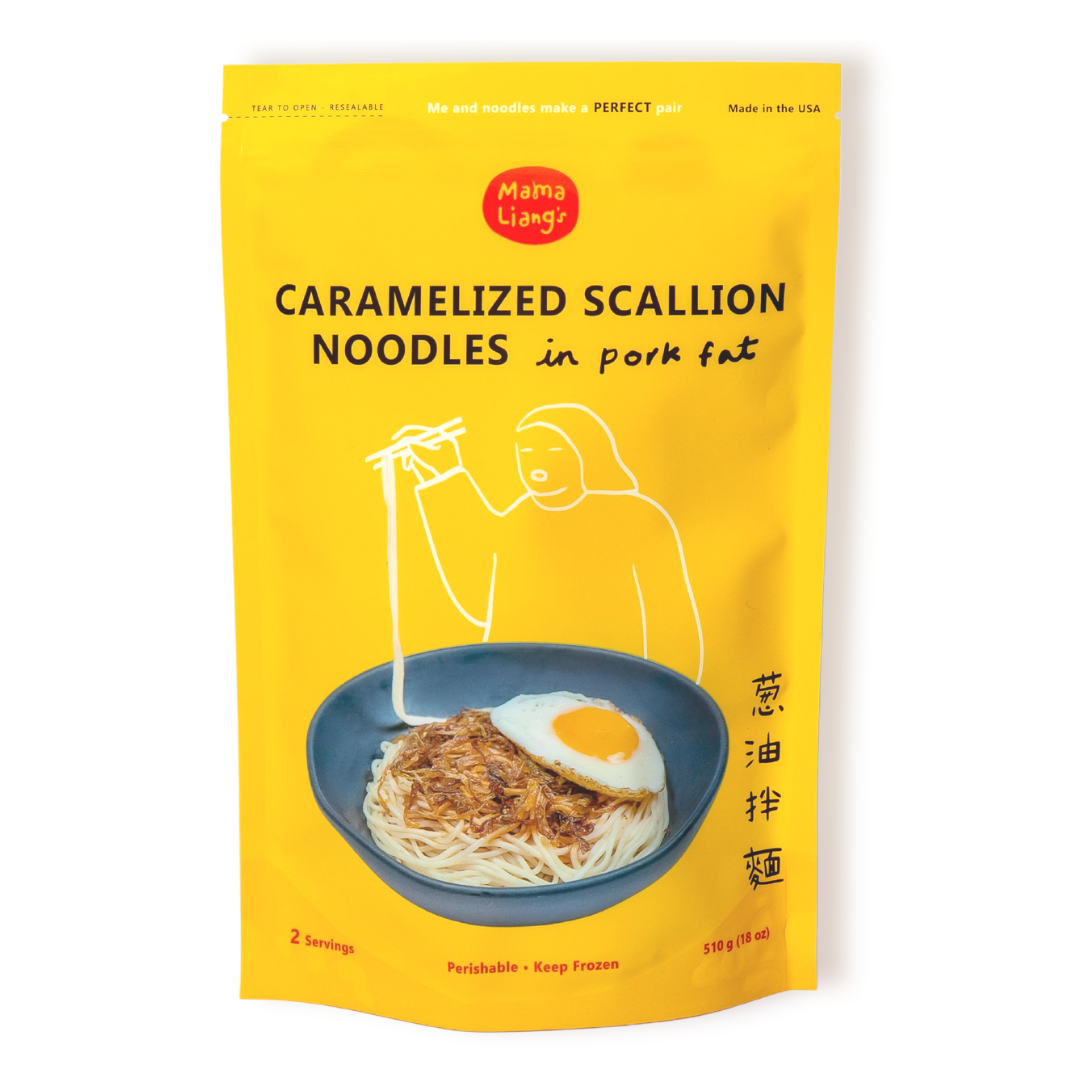 Mama Liang's Bundle of Caramelized Scallion Noodles 蔥油拌麵組合包
