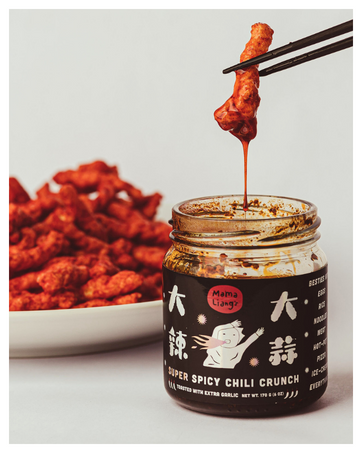 Mama Liang's Super Spicy Chili Crunch (2 Pack) 大辣大蒜 (2罐 Mama Liang's Super Spicy Chili Crunch (2 Pack) 大辣大蒜 (2罐